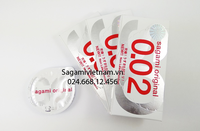 Bao cao su Sagami 002 Nhật Bản, hàng cao cấp chính hãng