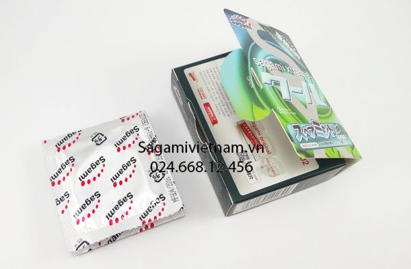 Bao cao su Sagami Spearmint hộp 3, chính hãng giá rẻ nhất Hà Nội
