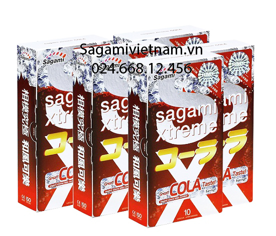 Sagami Xtreme Cola, bao cao su mỏng ôm sát có dãn