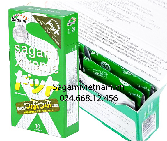 Sagami Xtreme Green, Bao cao su siêu mỏng gân gai tăng kích thích